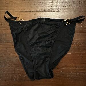 Victoria's Secret Black Satin String Bikini Panties 🖤✨